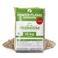 Power Flame Premium Pine Pellet - 15 kg bags