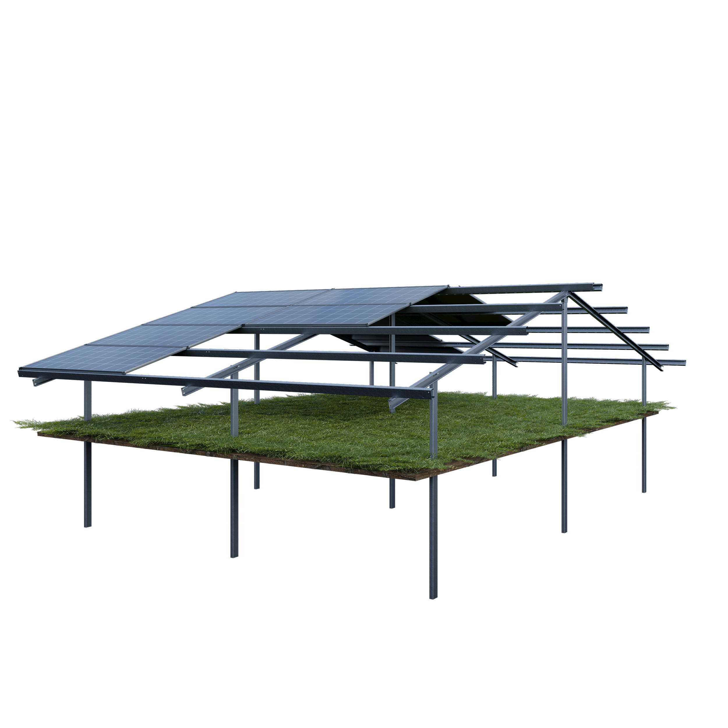 DH4WZ Free-standing solar construction